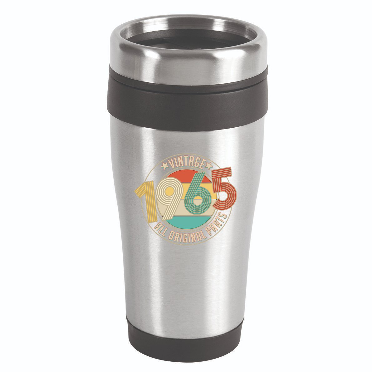 Vintage Emblem All Original Parts 1965 60th Birthday 16oz Travel Tumbler