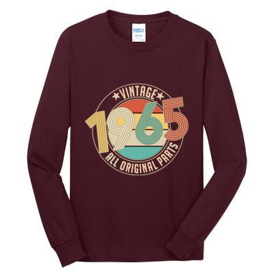 Vintage Emblem All Original Parts 1965 60th Birthday Tall Long Sleeve T-Shirt