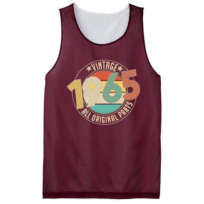 Vintage Emblem All Original Parts 1965 60th Birthday Mesh Reversible Basketball Jersey Tank