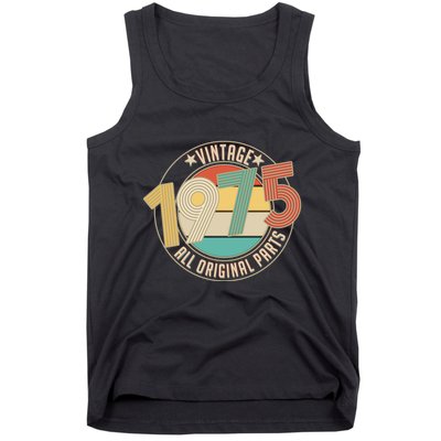 Vintage Emblem All Original Parts 1975 50th Birthday Tank Top