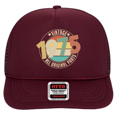 Vintage Emblem All Original Parts 1975 50th Birthday Trucker Hat