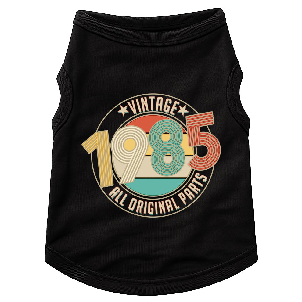 Vintage Emblem All Original Parts 1985 40th Birthday Doggie Tank