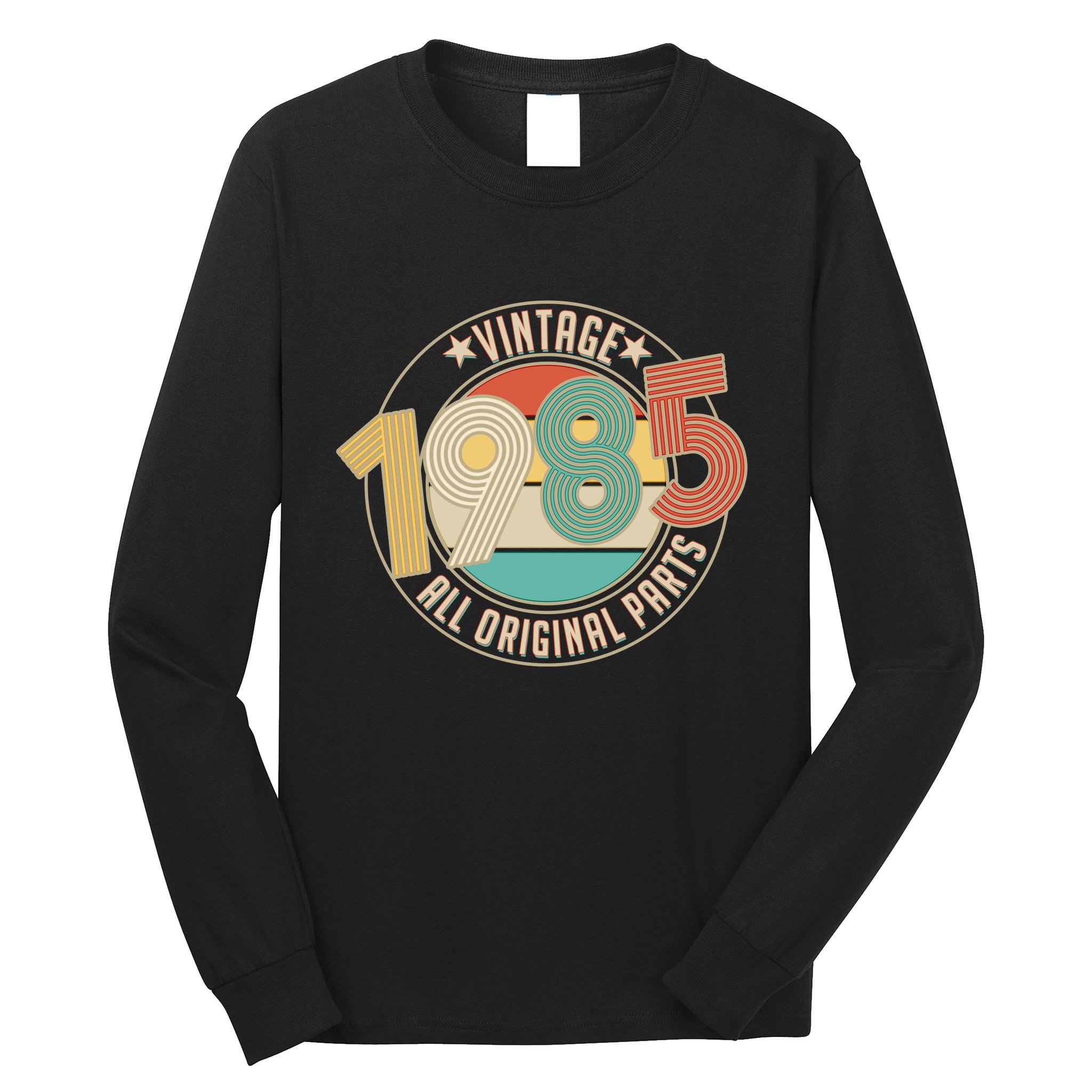 Vintage Emblem All Original Parts 1985 40th Birthday Long Sleeve Shirt