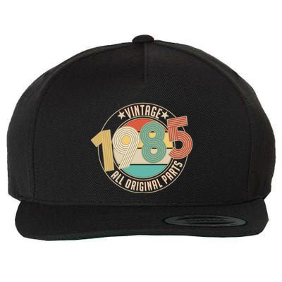 Vintage Emblem All Original Parts 1985 40th Birthday Wool Snapback Cap