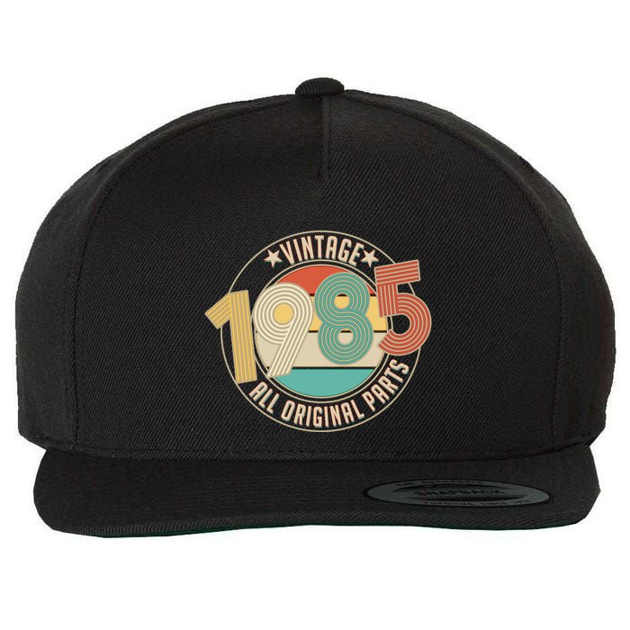 Vintage Emblem All Original Parts 1985 40th Birthday Wool Snapback Cap
