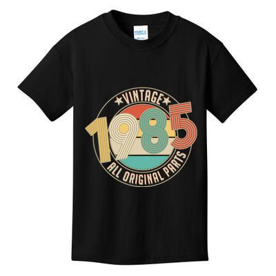 Vintage Emblem All Original Parts 1985 40th Birthday Kids T-Shirt