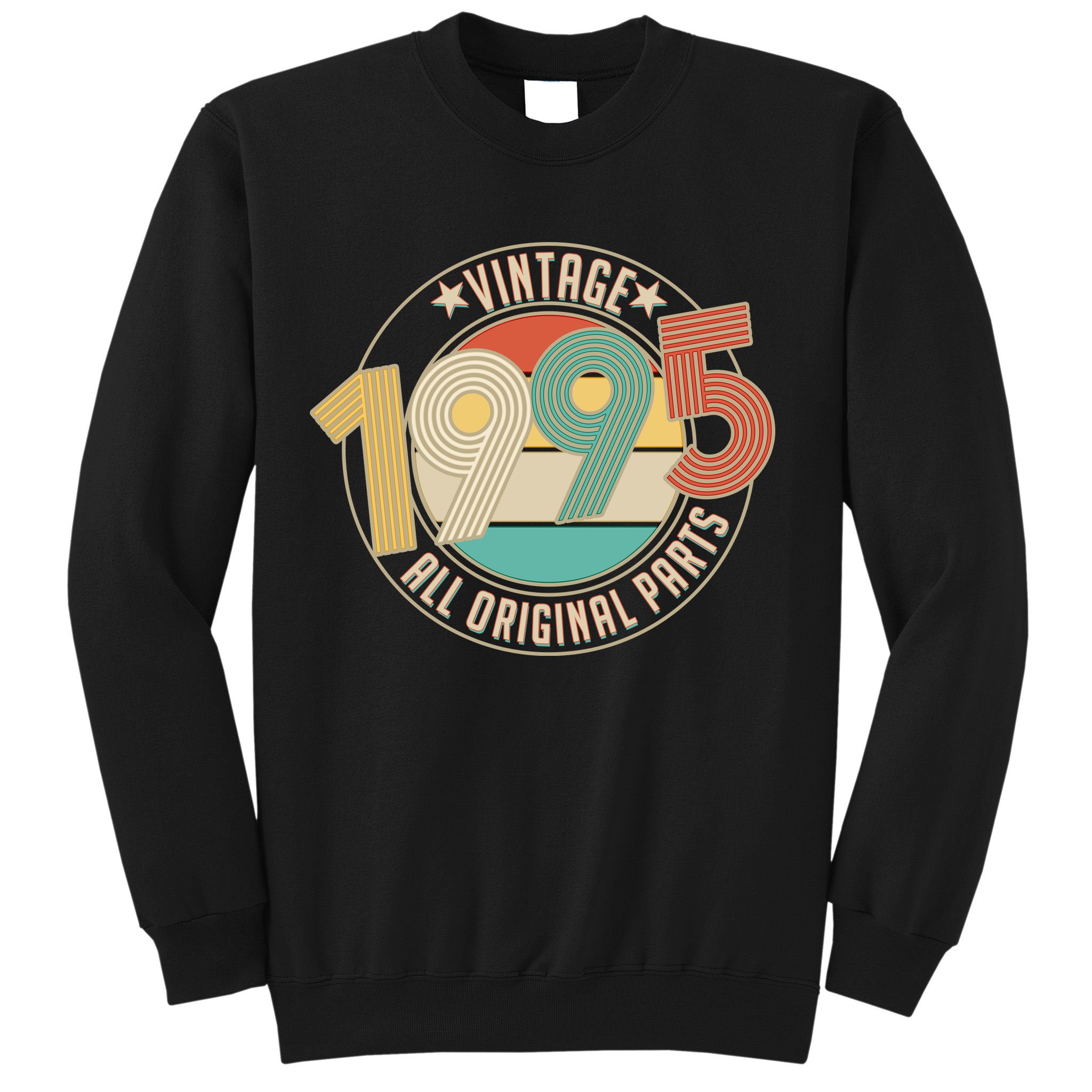 Vintage Emblem All Original Parts 1995 30th Birthday Sweatshirt