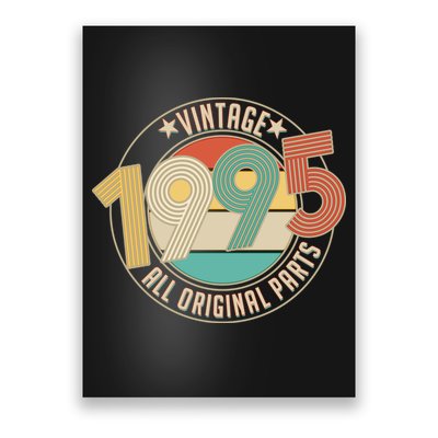 Vintage Emblem All Original Parts 1995 30th Birthday Poster