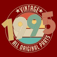Vintage Emblem All Original Parts 1995 30th Birthday Trucker Hat
