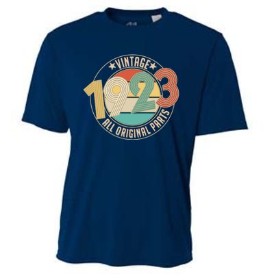 Vintage Emblem All Original Parts 1923 100th Birthday Cooling Performance Crew T-Shirt