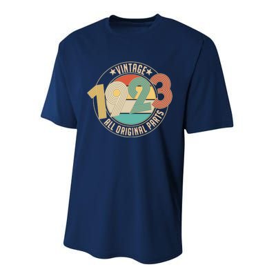 Vintage Emblem All Original Parts 1923 100th Birthday Performance Sprint T-Shirt