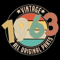 Vintage Emblem All Original Parts 1963 60th Birthday Backpack