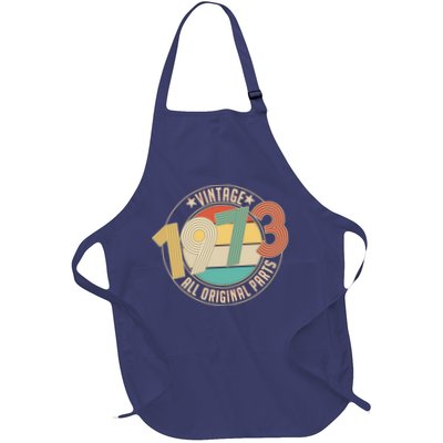 Vintage Emblem All Original Parts 1973 50th Birthday Apron