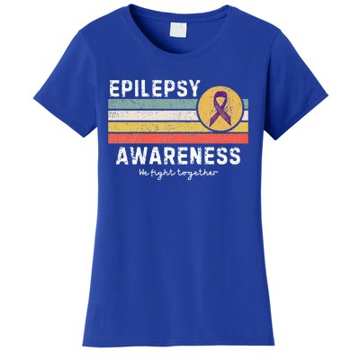 Vintage Epilepsy Awareness Women's T-Shirt