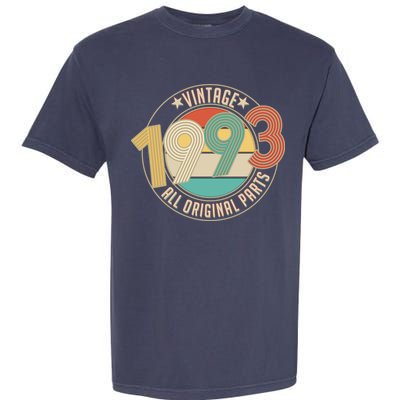 Vintage Emblem All Original Parts 1993 30th Birthday Garment-Dyed Heavyweight T-Shirt