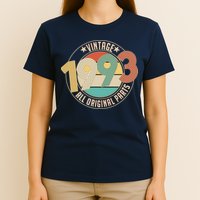 Vintage Emblem All Original Parts 1993 30th Birthday T-Shirt