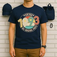 Vintage Emblem All Original Parts 1993 30th Birthday T-Shirt