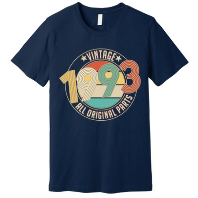 Vintage Emblem All Original Parts 1993 30th Birthday Premium T-Shirt