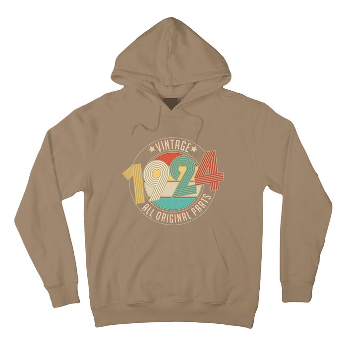 Vintage Emblem All Original Parts 1924 100th Birthday Hoodie