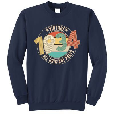 Vintage Emblem All Original Parts 1934 90th Birthday Sweatshirt