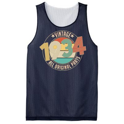 Vintage Emblem All Original Parts 1934 90th Birthday Mesh Reversible Basketball Jersey Tank