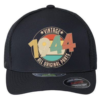 Vintage Emblem All Original Parts 1944 80th Birthday Flexfit Unipanel Trucker Cap