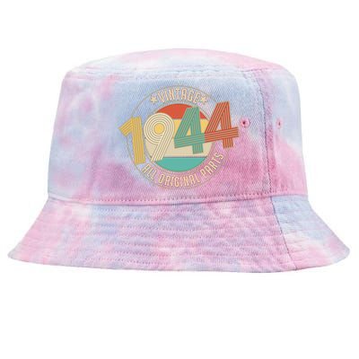 Vintage Emblem All Original Parts 1944 80th Birthday Tie-Dyed Bucket Hat