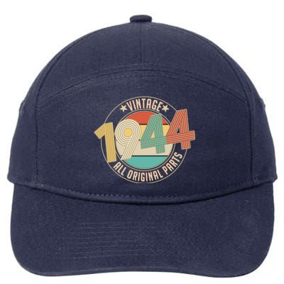 Vintage Emblem All Original Parts 1944 80th Birthday 7-Panel Snapback Hat