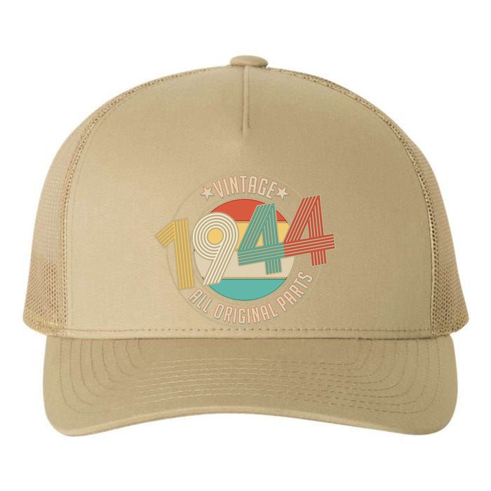 Vintage Emblem All Original Parts 1944 80th Birthday Yupoong Adult 5-Panel Trucker Hat