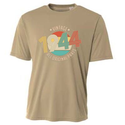 Vintage Emblem All Original Parts 1944 80th Birthday Cooling Performance Crew T-Shirt