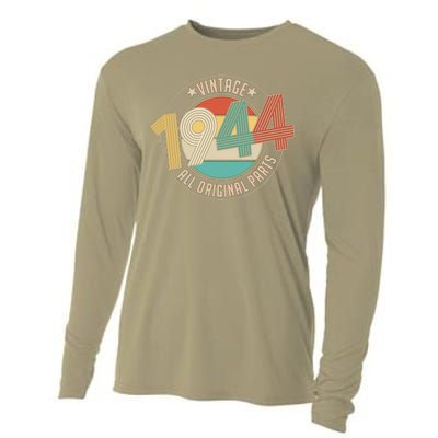 Vintage Emblem All Original Parts 1944 80th Birthday Cooling Performance Long Sleeve Crew