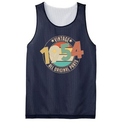 Vintage Emblem All Original Parts 1954 70th Birthday Mesh Reversible Basketball Jersey Tank