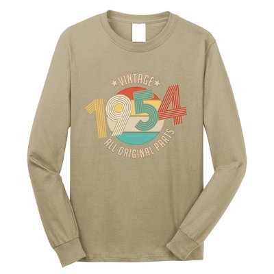 Vintage Emblem All Original Parts 1954 70th Birthday Long Sleeve Shirt