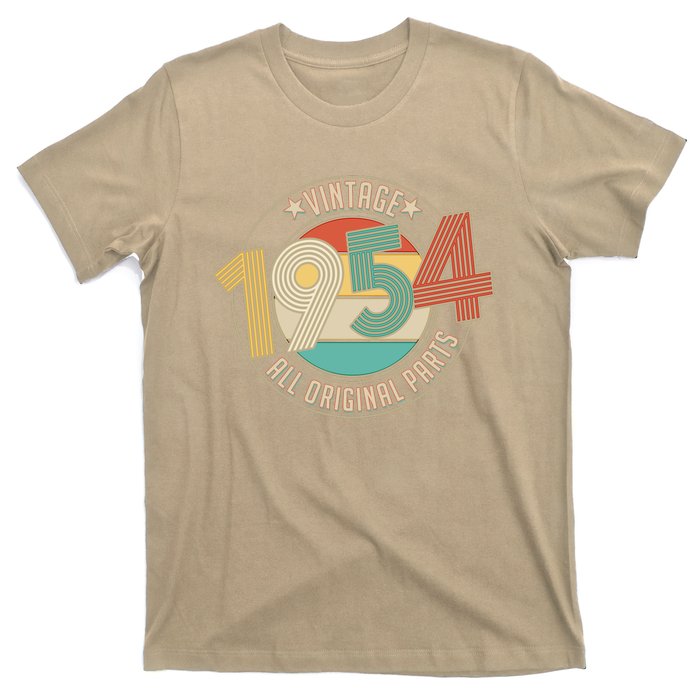 Vintage Emblem All Original Parts 1954 70th Birthday T-Shirt