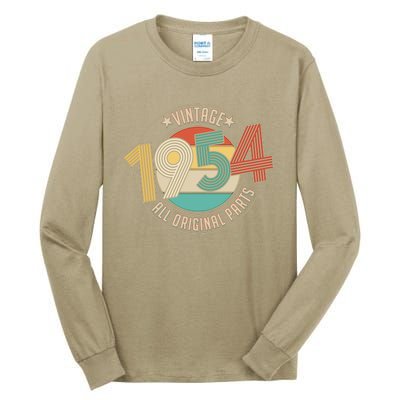 Vintage Emblem All Original Parts 1954 70th Birthday Tall Long Sleeve T-Shirt