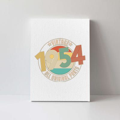 Vintage Emblem All Original Parts 1954 70th Birthday Canvas