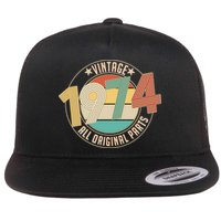 Vintage Emblem All Original Parts 1974 50th Birthday Flatbill Hat