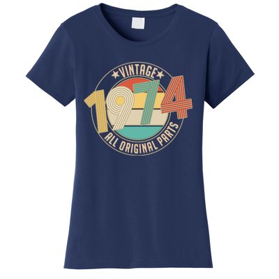 Vintage Emblem All Original Parts 1974 50th Birthday Women's T-Shirt