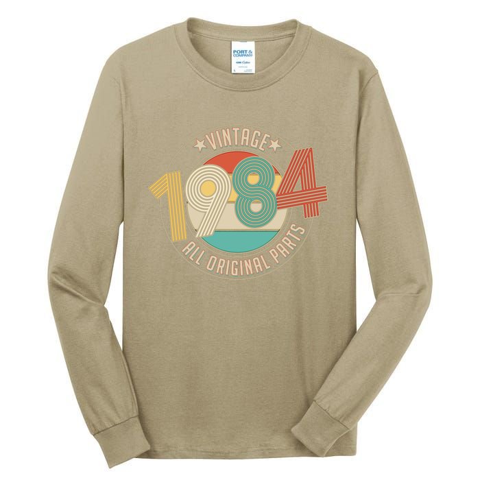 Vintage Emblem All Original Parts 1984 40th Birthday Tall Long Sleeve T-Shirt