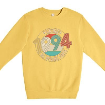 Vintage Emblem All Original Parts 1994 30th Birthday Premium Crewneck Sweatshirt