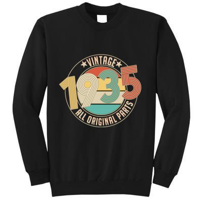Vintage Emblem All Original Parts 1935 90th Birthday Sweatshirt