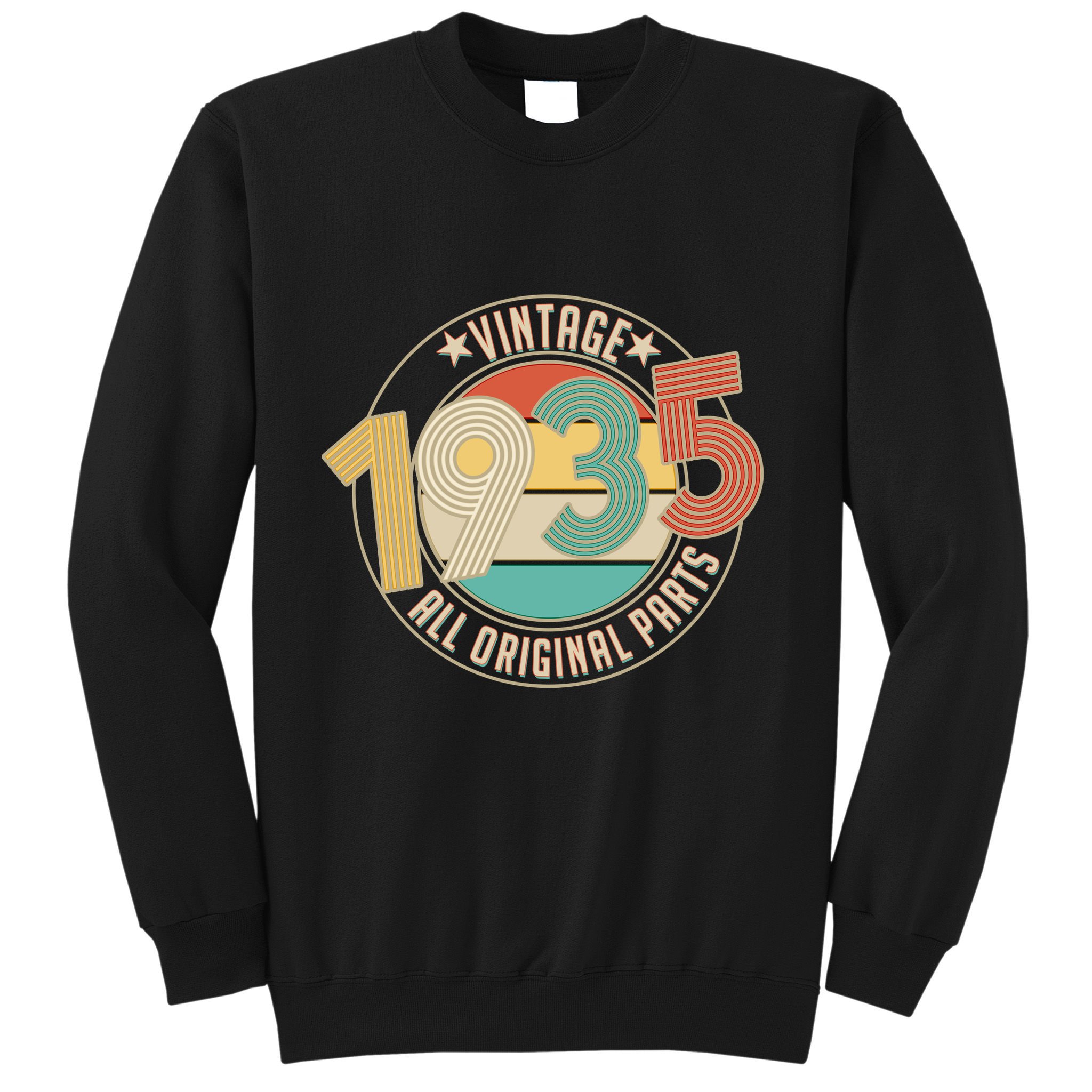 Vintage Emblem All Original Parts 1935 90th Birthday Sweatshirt