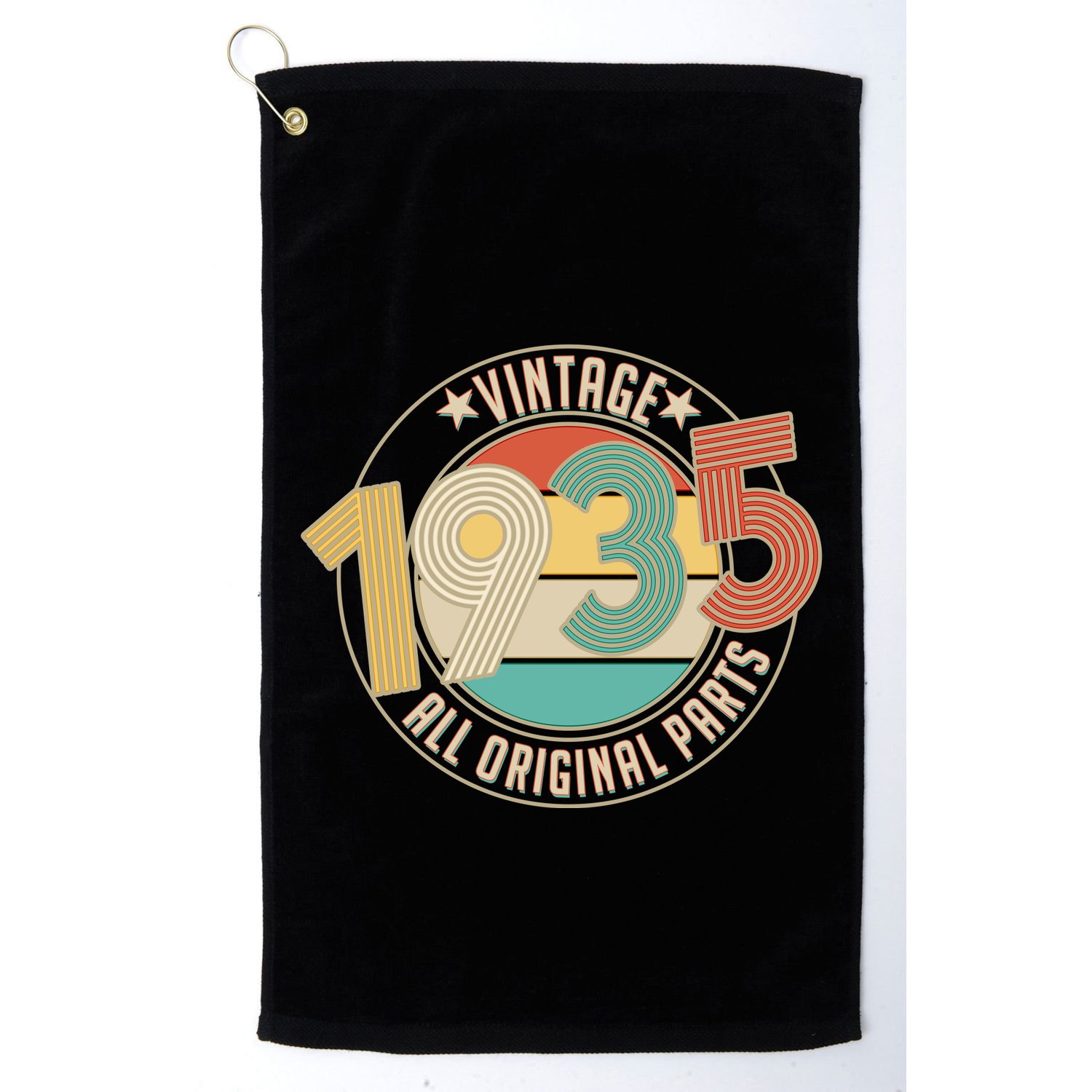 Vintage Emblem All Original Parts 1935 90th Birthday Golf Towel