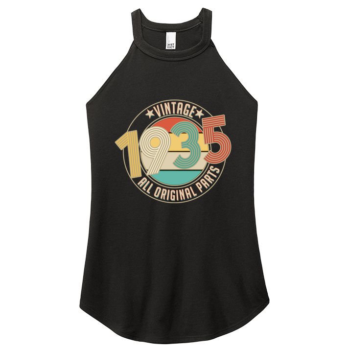 Vintage Emblem All Original Parts 1935 90th Birthday Women's Perfect Tri Rocker Tank