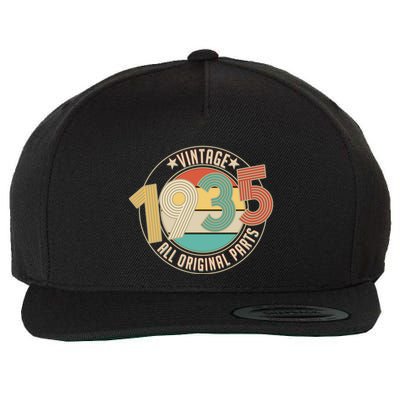 Vintage Emblem All Original Parts 1935 90th Birthday Wool Snapback Cap
