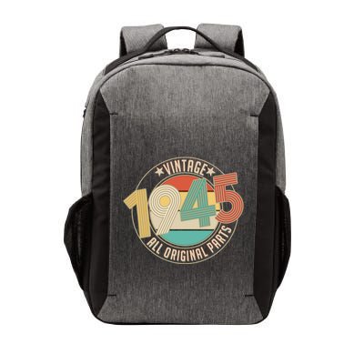 Vintage Emblem All Original Parts 1945 80th Birthday Vector Backpack