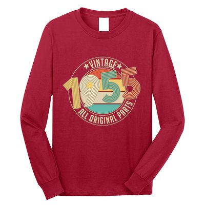 Vintage Emblem All Original Parts 1955 70th Birthday Long Sleeve Shirt