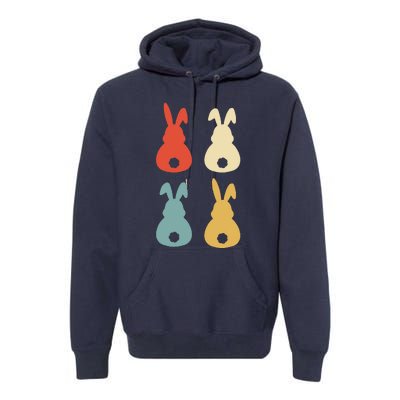 Vintage Easter Bunny Retro Gift Idea Premium Hoodie