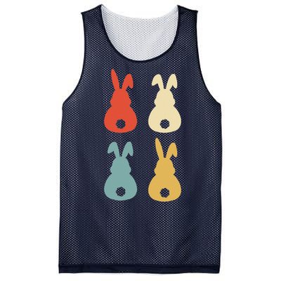 Vintage Easter Bunny Retro Gift Idea Mesh Reversible Basketball Jersey Tank