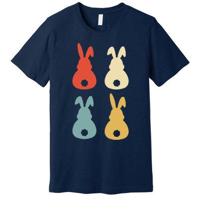 Vintage Easter Bunny Retro Gift Idea Premium T-Shirt